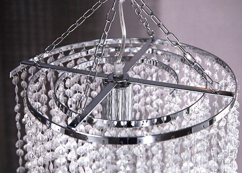 Rippvalgusti BIG STRASS klaar, 30x30xH180 cm