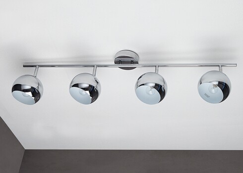 Laevalgusti BUBBLE CHROME 105xH25 cm