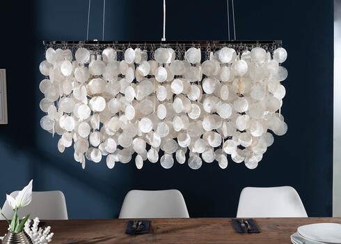 Rippvalgusti LONGSHELL pärlmutter, 80x30xH45 cm