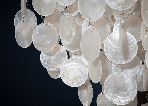 Rippvalgusti LONGSHELL pärlmutter, 80x30xH45 cm