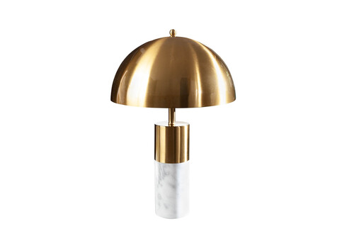 Lauavalgusti BURLESQUE kuldne / marmor, 35x35xH52 cm