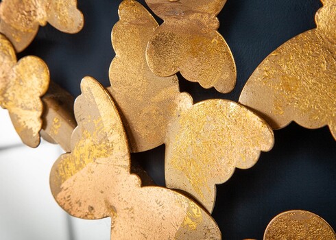 Seinapeegel BUTTERFLY kuldne, 78x2xH78 cm