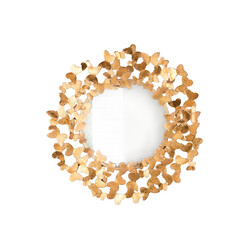 Seinapeegel BUTTERFLY kuldne, 78x2xH78 cm