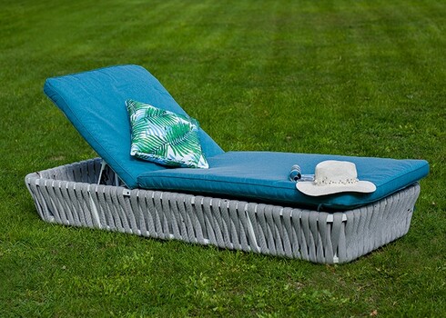 Lamamistool Bello Giardino CORDA türkiis, 203x76xH30 cm