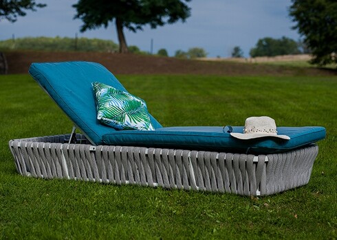 Lamamistool Bello Giardino CORDA türkiis, 203x76xH30 cm