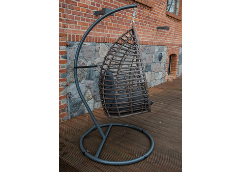 Ripptool Bello Giardino PIATTO tumepruun, 105x105xH195 cm