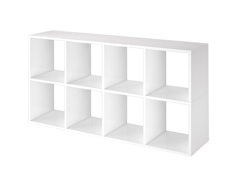 Riiul PISA valge, 56x33xH110 cm