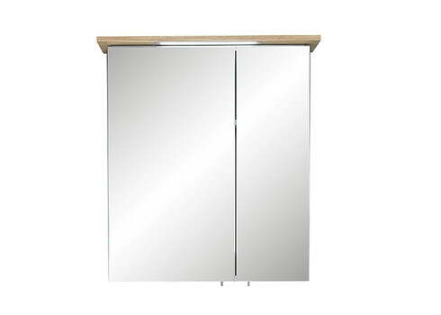 Peegelkapp SALVIE tamm, 60x20xH72 cm, LED