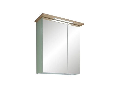 Peegelkapp SALVIE tamm, 60x20xH72 cm, LED