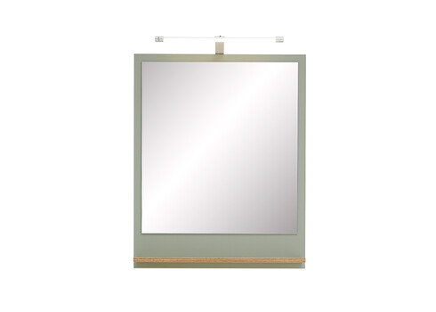 Vannitoamööbli komplekt SALVIE salvei / tamm, LED
