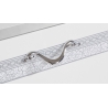 Kummut GENUA CONTE valge kõrgläige, 100x40xH122 cm