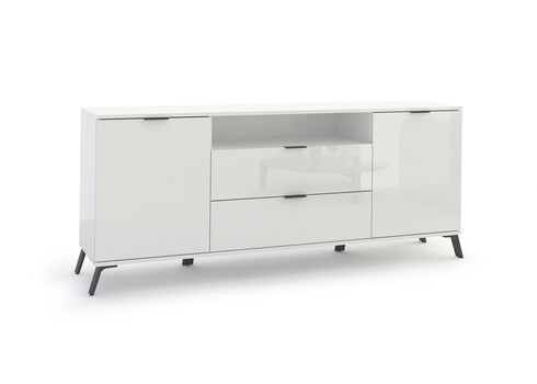 Kummut CASABLANCA valge läige, 180x40xH75 cm