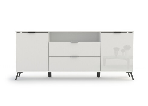 Kummut CASABLANCA valge läige, 180x40xH75 cm