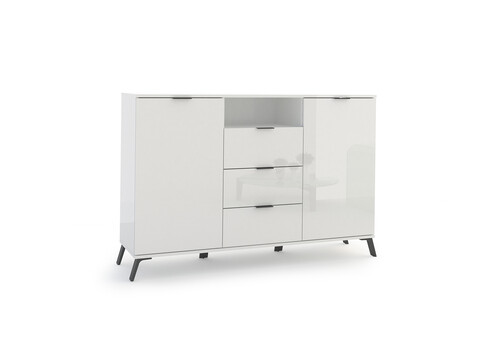 Kummut CASABLANCA valge läige, 150x40xH100 cm