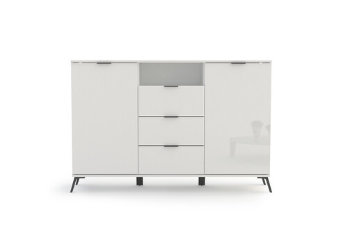 Kummut CASABLANCA valge läige, 150x40xH100 cm