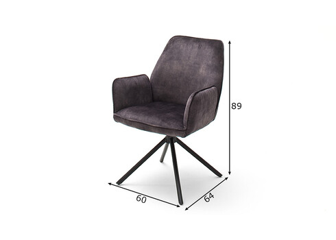 Tool OTTAWA antratsiit, 60x64xH89 cm