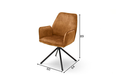 Tool OTTAWA kollane, 60x64xH89 cm