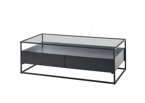 Diivanilaud EVORA must, 120x60xH40 cm