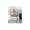 Diivanilaud EVORA tamm / must, 43x43xH54 cm