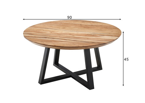 Diivanilaud SAFAGA akaatsia, D90xH45 cm