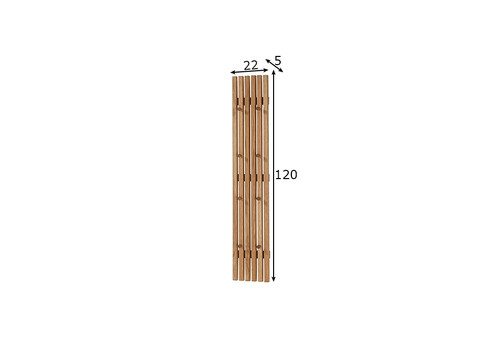 Seinanagi ALWAR tamm, 22x5xH120 cm