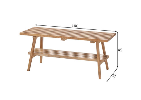 Esikupink ALWAR tamm, 100x35xH45 cm