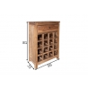 Veinikapp HEMINGWAY pruun, 56x31xH81 cm