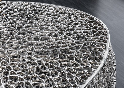 Diivanilaud LEAF hõbe, 122x69xH42 cm