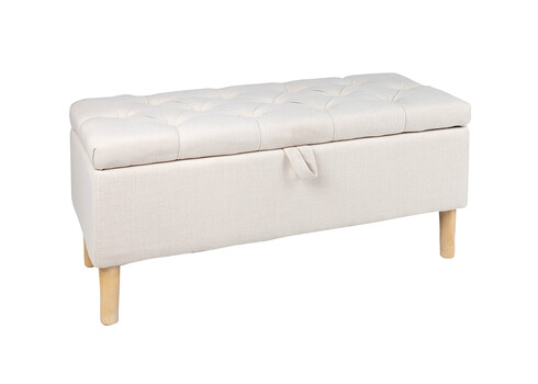 Pink panipaigaga CASTLE beež, 100x40xH45 cm