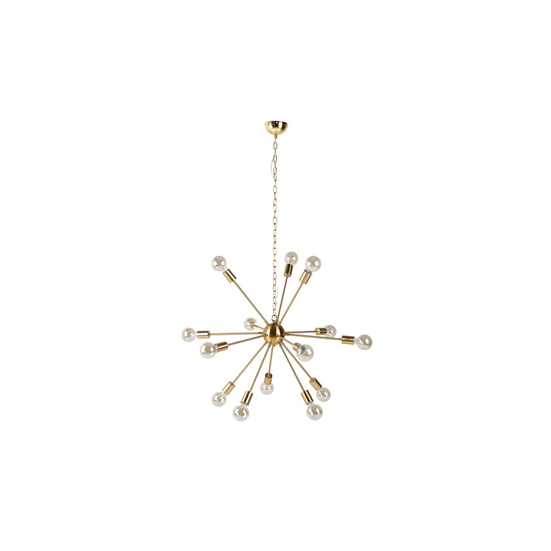 Rippvalgusti SPUTNIK kuldne, 87x87xH142 cm