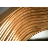 Seinapeegel CIRCLE kuldne, D100x4 cm