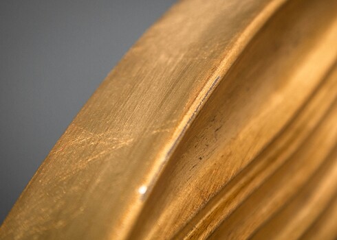 Seinapeegel CIRCLE kuldne, D100x4 cm