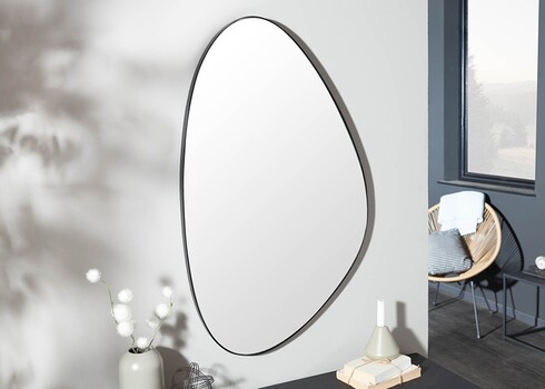 Seinapeegel NOEMI must, 55x3xH90 cm