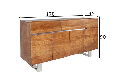 Kummut MAMMUT akaatsia, 170x45xH90 cm