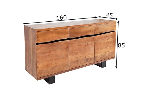 Kummut MAMMUT akaatsia, 160x45xH85 cm