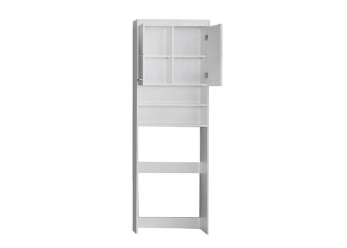 Pesumasinakapp AMANDA valge läige / valge, 63x24xH187 cm