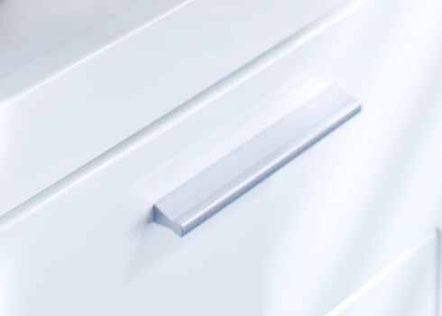 Vannitoakapp AMANDA valge kõrgläige / valge, 37x31xH79 cm