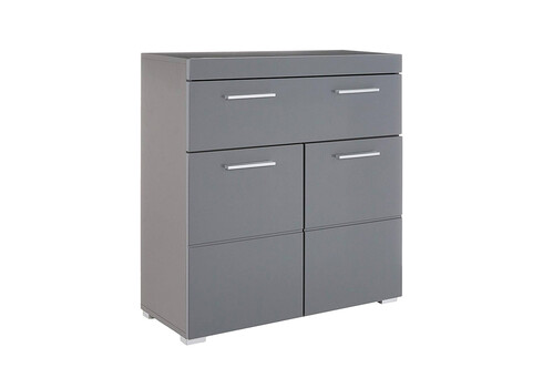 Vannitoakapp AMANDA hall kõrgläige / hall, 73x31xH79 cm