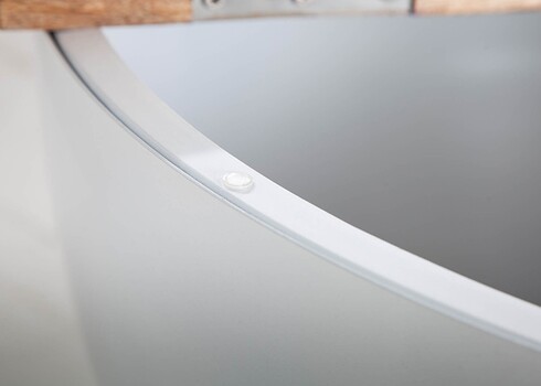 Diivanilaud INDUSTRIAL STORAGE valge / mango, D60xH31 cm