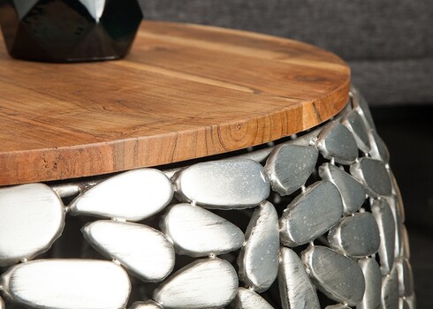 Diivanilaudade komplekt STONE MOSAIC hõbe