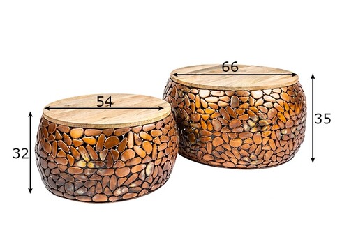 Diivanilaudade komplekt STONE MOSAIC vask