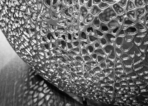 Diivanilaud LEAF hõbe, 80x80xH40 cm