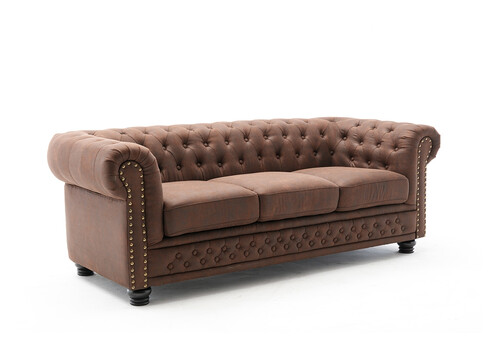 Diivan CHESTERFIELD II antiikpruun, 205x87xH72 cm