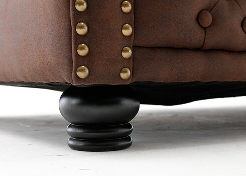 Diivan CHESTERFIELD II antiikpruun, 205x87xH72 cm