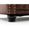 Diivan CHESTERFIELD II antiikpruun, 205x87xH72 cm