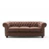 Diivan CHESTERFIELD II antiikpruun, 205x87xH72 cm