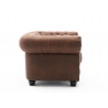 Tugitool CHESTERFIELD antiikpruun, 105x87xH72 cm