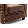 Tugitool CHESTERFIELD antiikpruun, 105x87xH72 cm