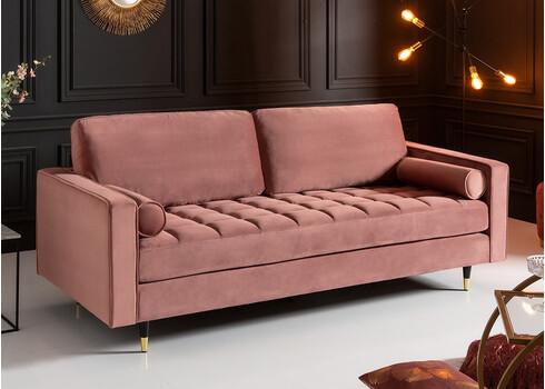Diivan VELVET vanaroosa, 225x95xH90 cm