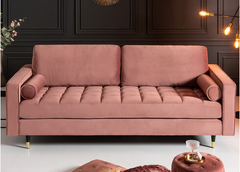 Diivan VELVET vanaroosa, 225x95xH90 cm